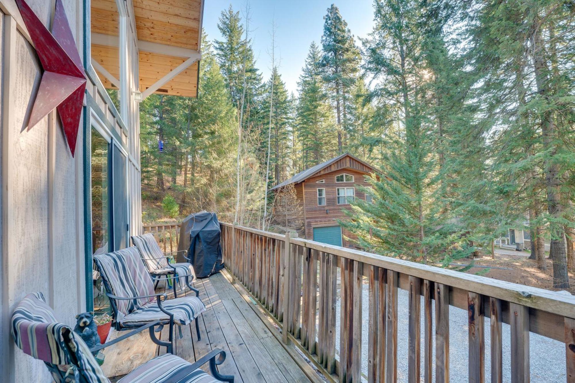 Quaint Cabin Deck And Grill In Leavenworth Exterior photo